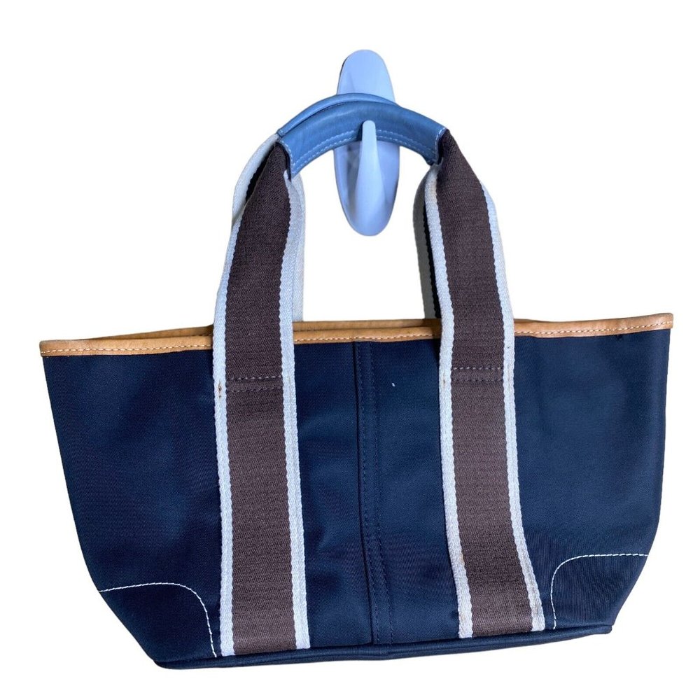 coach Mini Hampton lunch tote nylon bag blue designer - Picture 2 of 8